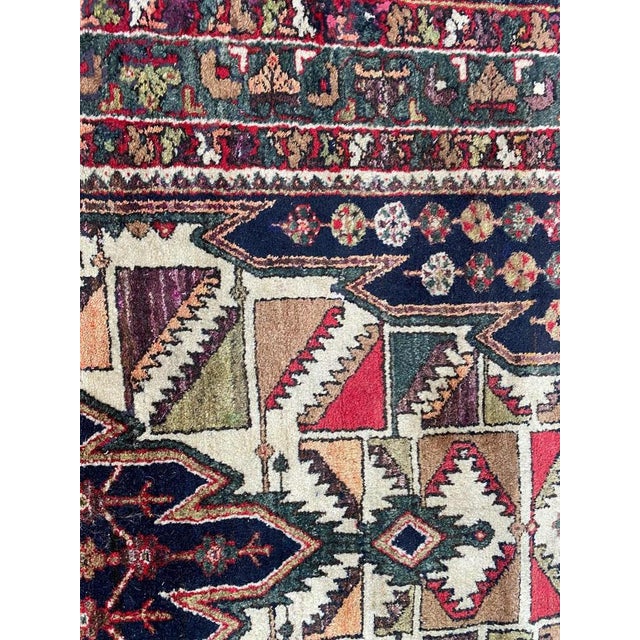Textile Antique Mazlaghan Rug, 1940s For Sale - Image 7 of 18