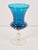Mid Century Blue Murano Glass Vase Mouth Blown 1960 Rare Add a touch of Italian art to your collection with this beautiful...