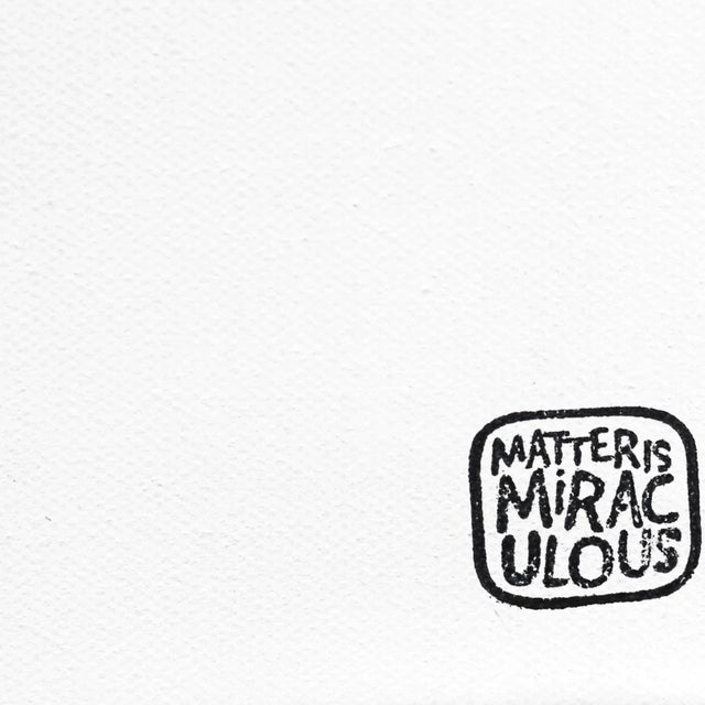 2020s Fruity Ramen: Yang II - White on White Graffiti Textural Painting on Canvas Original Artwork by Jason DeMeo For Sale - Image 5 of 9