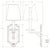 Verona Mirrored Sconce in Polished Nickel with Linen Shade Designer: Thomas O'Brien Finish: Polished Nickel Height: 16.5"...