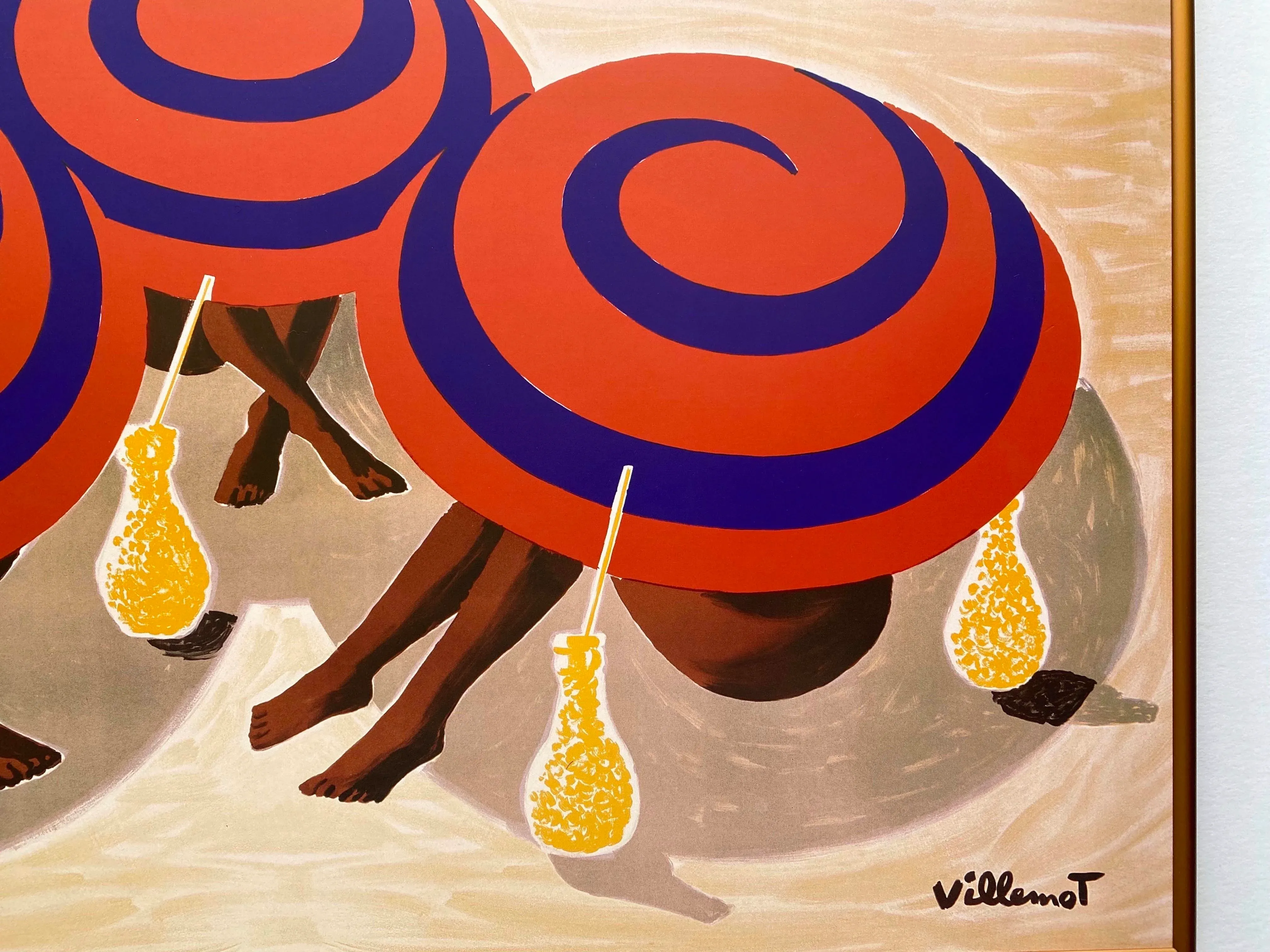 bernard-villemot-lithograph-