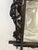 Stunning, Delicate Hand-Carved Antique Black Forest Walnut Mirror 1897 Austria For Sale - Image 4 of 14