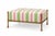 Outdoor Jerome Ottomans in Reed Brass Finish from Michael Taylor, Set of 2 For Sale - Image 4 of 4