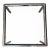 Vintage 60’s John Mascherino Tubo Chrome and Glass Coffee Table For Sale