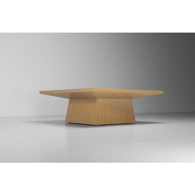 Metal Coffee Table by Fons Vermeulen for Lomm, Netherlands, 1982 For Sale - Image 7 of 17