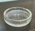 Mid-Century Modern Vintage Mid-Century Modern Heavy Pressed Crystal Ashtray With Diagonal Ribbed Swirl Pattern, Marked by Mosser Glass (Usa) For Sale - Image 3 of 4