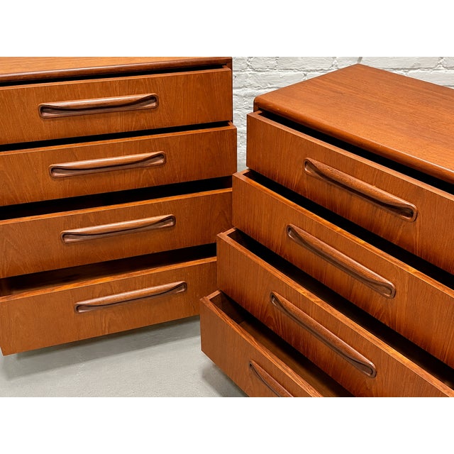Pair of Teak Mid Century Modern Dresser by G-Plan, C. 1960's For Sale - Image 12 of 13