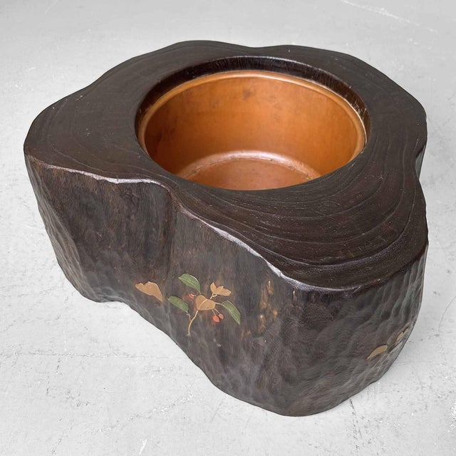 Vintage Kiri Maki-E Hibachi Fire Bowl, 1960s For Sale - Image 10 of 18