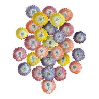 Vintage Fitz and Floyd April Flowers Dinnerware Set- A Set of 36 Pieces. For Sale