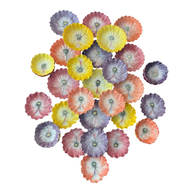 Vintage Fitz and Floyd April Flowers Dinnerware Set- A Set of 36 Pieces. For Sale