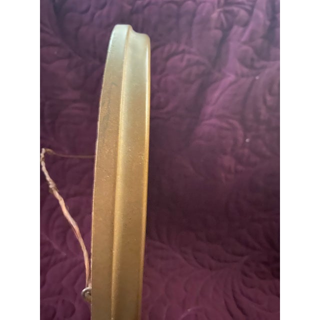 Mid 20th Century Original Oil Painting of Yellow Roses in a Cobalt Blue Vase For Sale - Image 4 of 4