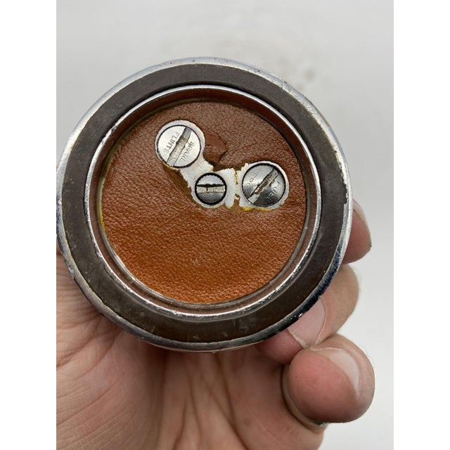 1950s Chrome and Brass Johnny DC Comic Superman Table Lighter For Sale - Image 4 of 4