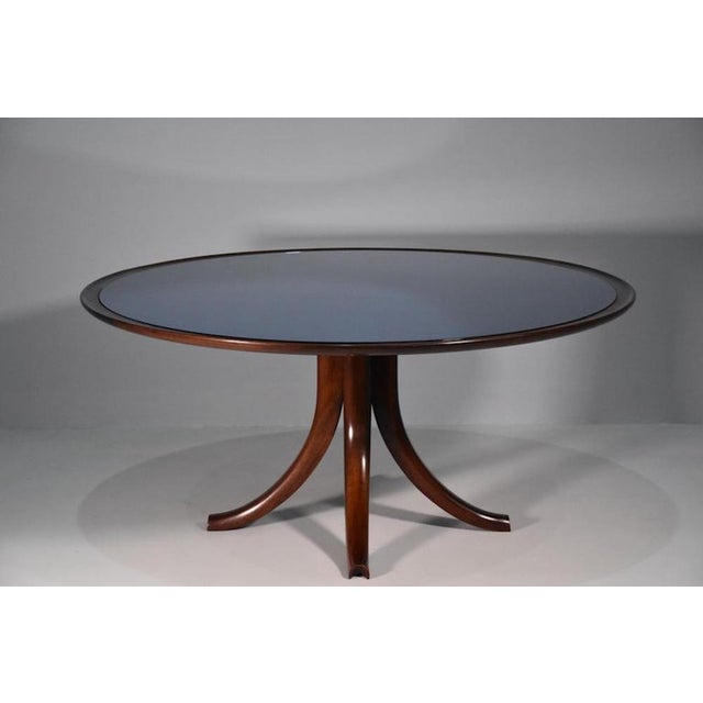 Versone Coffee Table in Blue Mirrored Glass by Pietro Chiesa for Fontana Arte, 1940 For Sale - Image 13 of 13