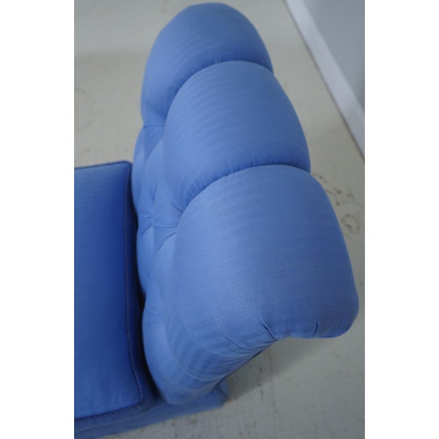 Kindel Blue Upholstered Boudoir Chair For Sale - Image 13 of 18