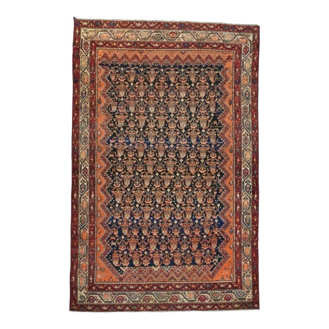Antique Malayer Rug 4'3'' x 6'8'' For Sale