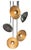 Tango Five Dome Pendant Light by Paul Matter, in New conditions. Designed from 2000 Up to 250V (Europe/UK Standard).