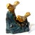 Metal Vintage Gilt Sparrow Bird Bookends - A Pair For Sale - Image 7 of 12