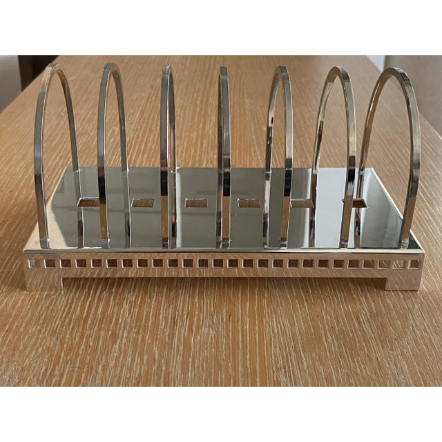 1980’s Postmodern Silver Letter Holder by Richard Meier for Swid Powell For Sale - Image 12 of 13