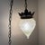 Vintage Italian Style Pineapple Cut Glass Pendant Light For Sale - Image 10 of 12