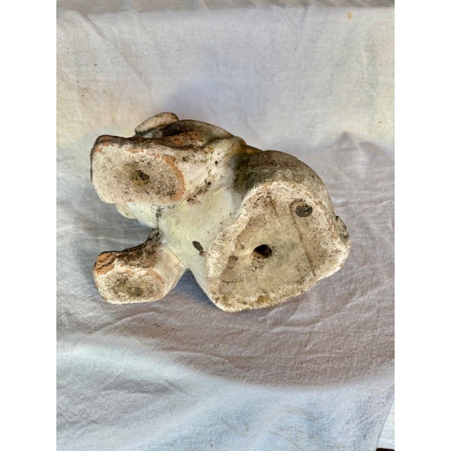 Early 20th Century French Terracotta Bulldog Garden Sculpture For Sale - Image 13 of 13