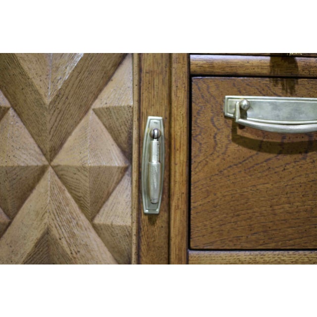 Mid Century Modern Diamond Head Credenza Premier by Broyhill For Sale - Image 10 of 14