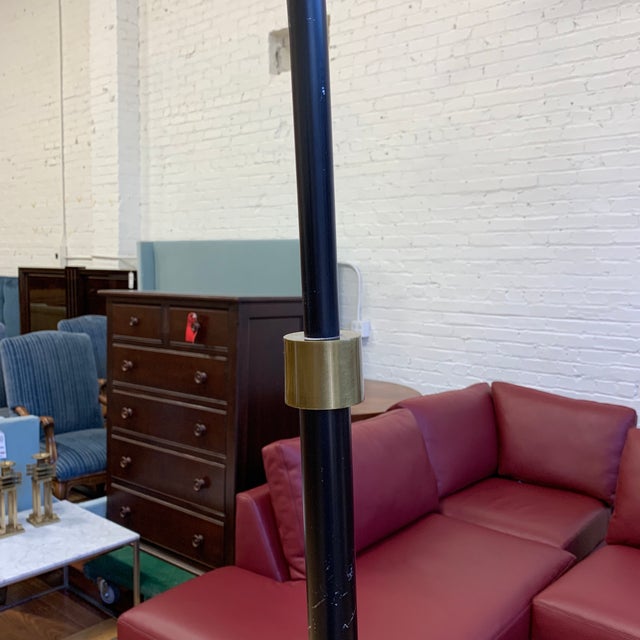 Pottery Barn Winslow Arc Floor Lamp With Shade Chairish