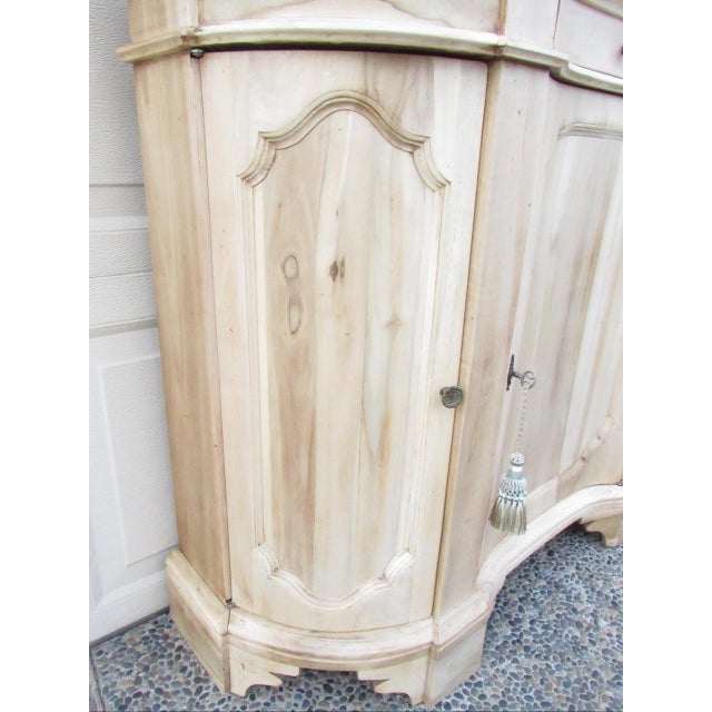 Antique Bleached Out and Weathered Italian Credenza For Sale - Image 13 of 18