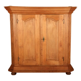 Antique 18th Century Rococo Baroque Cabinet Oak, 1750 For Sale