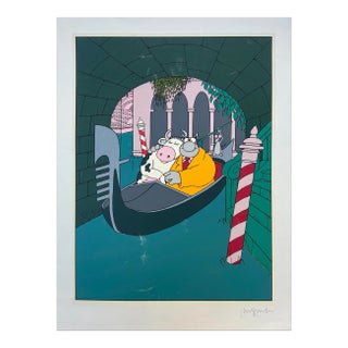 Philippe Geluck, Venise, 2003, Screenprint For Sale