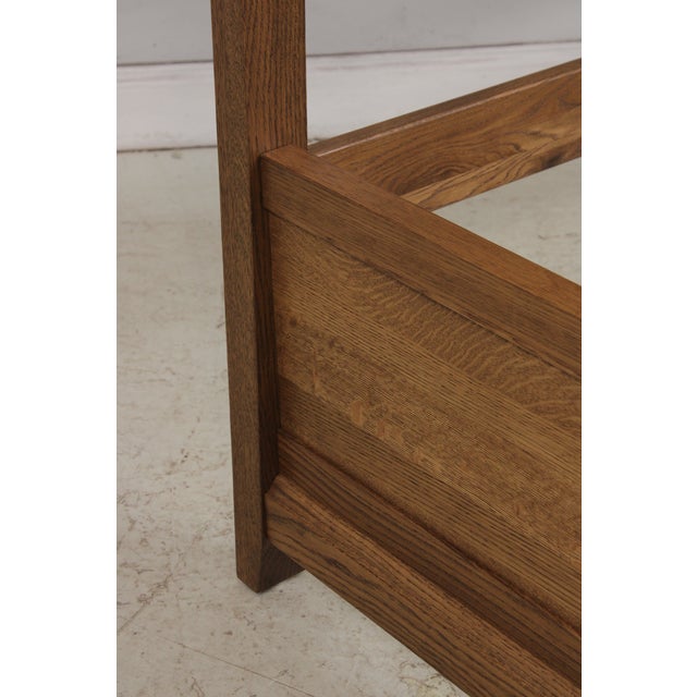 Stickley Arts & Crafts Queen Size Panel Bed For Sale - Image 15 of 18