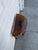 Brown Vintage French Louis XV Style Demilune Console Table With Inlaid Fan Top & Carved Cabriole Legs For Sale - Image 8 of 12