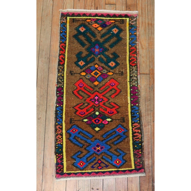mid century turkish anatolian mat