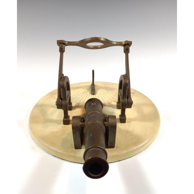 Vintage Noon Cannon Sundial Chairish