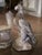 Mid Century French Cast Stone Eagle Garden Sculpture on Pedestal For Sale - Image 10 of 10
