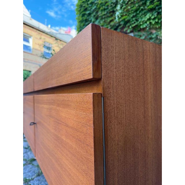 2000 - 2009 Teak Sideboard with Lock, Germany For Sale - Image 5 of 11