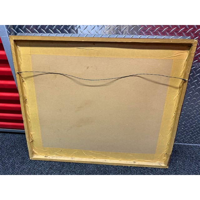 Green Oil Painting “Tree” 1964 For Sale - Image 8 of 9