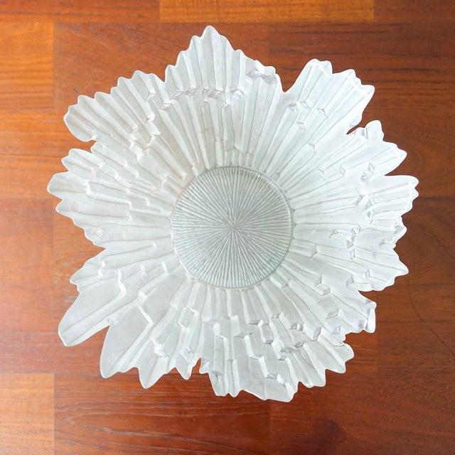 Vintage Northern Lights Glass Bowl by Tauno Wirkkala for Humppila Glass of Finland, 1970s For Sale - Image 4 of 17