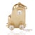 14k Solid Yellow Gold Pearl and Multicolor Gemstone Piano Charm Pendant For Sale In New York - Image 6 of 11