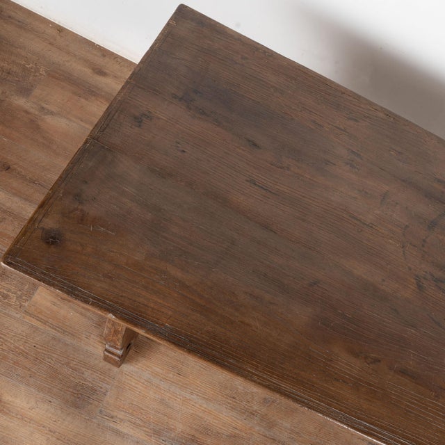 Mid 18th Century 18th Century Three Drawer Walnut Console Table, Portugal For Sale - Image 5 of 12