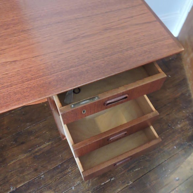 Mid-Century Danish Teak Desk, 1960s For Sale - Image 4 of 8