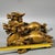 Metal Pair of Vintage Brass Chinese Guardian Lions / Pixiu Statues For Sale - Image 7 of 9