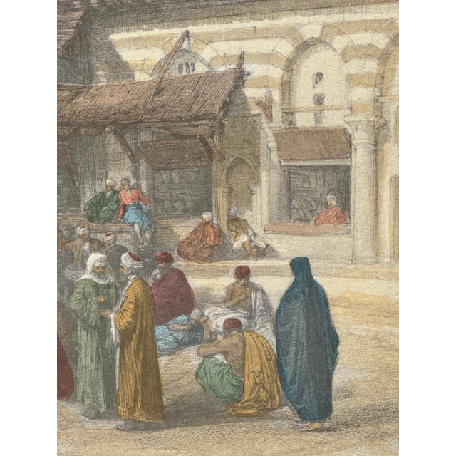 Mid 19th Century David Roberts – “Bazaar of the Coppersmiths, Cairo” – Standard Edition Lithograph, 1848 For Sale - Image 5 of 9