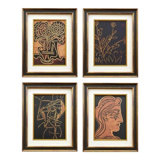 Pablo Picasso Set of Four Prints 2-11-44-45 - Set of 4 For Sale