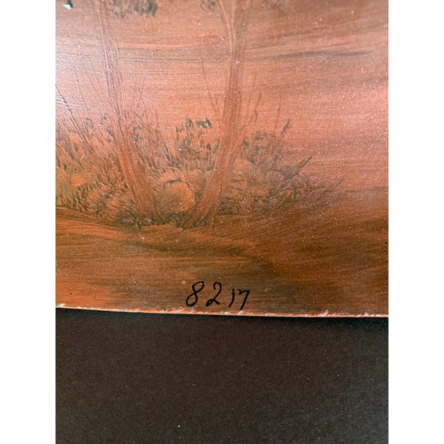 French 1920s Classique Sunset Landscape Table Lamp For Sale - Image 3 of 10