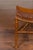 English 1920s Walnut Egyptian Revival Thebes Stool with Faux Bamboo Legs For Sale - Image 10 of 11