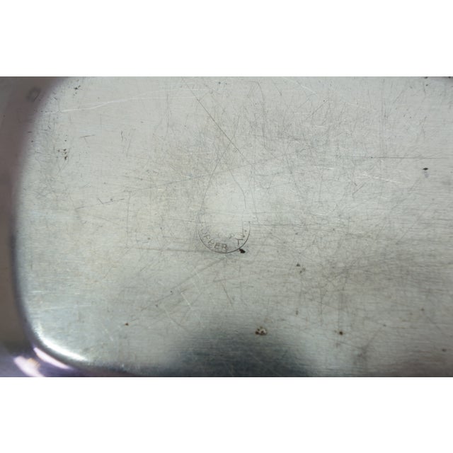 Late 20th Century Continental Silver Silverplate Caudle Cup Vessel & Vanity Bar Tray For Sale - Image 13 of 18