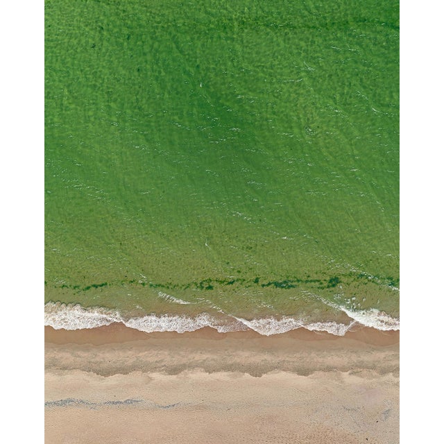 "EFI_Beach_010" Contemporary Aerial View Limited Edition Photograph by Bernhard Lang For Sale