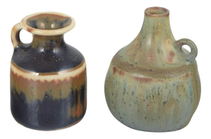 Mid-20th Century Miniature Ceramic Vases by Carl-Harry Stålhane for Rörstrand, Set of 2