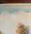 Mid-Century Signed Original Oil Painting on Canvas, Lake & Mountains 29x41 For Sale - Image 10 of 11