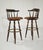 Vintage Italian Pizzetti Roma Wooden Stools, 1970s, Set of 2 For Sale - Image 9 of 17